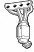 FONOS 28557 Catalytic Converter